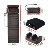 Massagers: Livemor Massage Mat Kneading Neck Foot Massager Heated Vibration Airbag Mattress