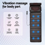 Massagers: Livemor Massage Mat Kneading Neck Foot Massager Heated Vibration Airbag Mattress