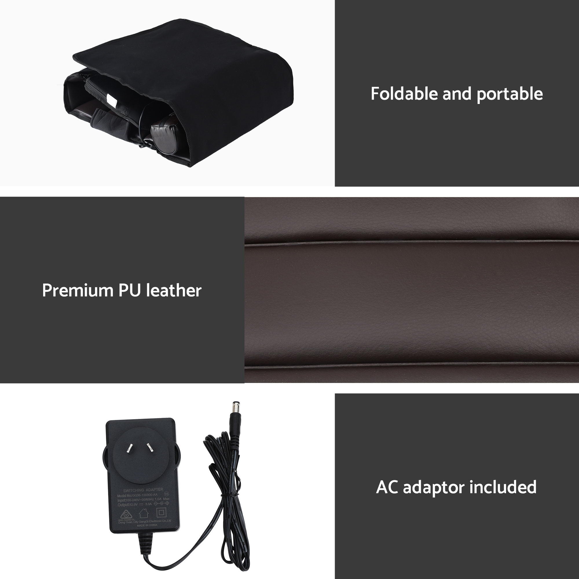 Massagers: Livemor Massage Mat Kneading Neck Foot Massager Heated Vibration Airbag Mattress