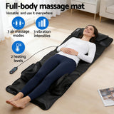 Massagers: Livemor Massage Mat Heated Kneading Neck Massager Lumbar Airbag Stretch