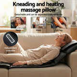 Massagers: Livemor Massage Mat Heated Kneading Neck Massager Lumbar Airbag Stretch