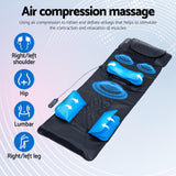 Massagers: Livemor Massage Mat Heated Kneading Neck Massager Lumbar Airbag Stretch