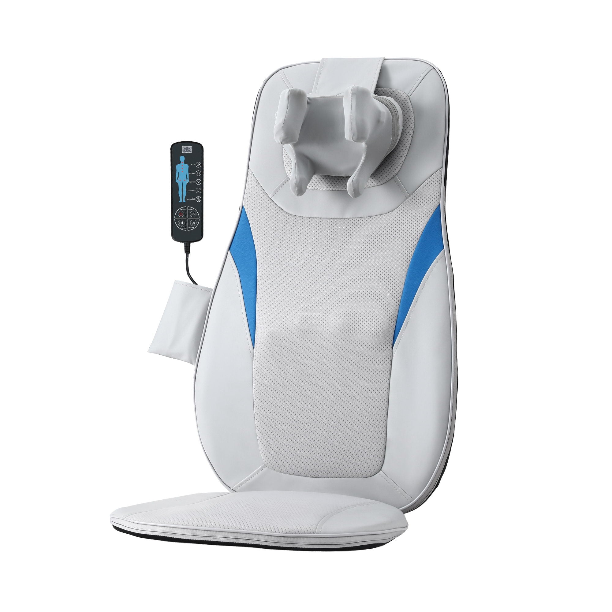 Massagers: Livemor Full Back Massage Cushion 3D Kneading Heating Massage Seats