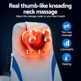 Massagers: Livemor Full Back Massage Cushion 3D Kneading Heating Massage Seats