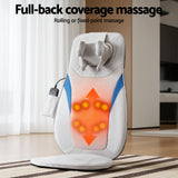 Massagers: Livemor Full Back Massage Cushion 3D Kneading Heating Massage Seats