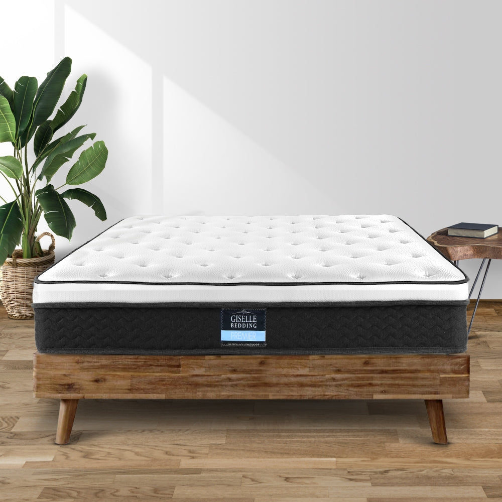 Double Mattress: Giselle Bedding 21cm Mattress Euro Top Double
