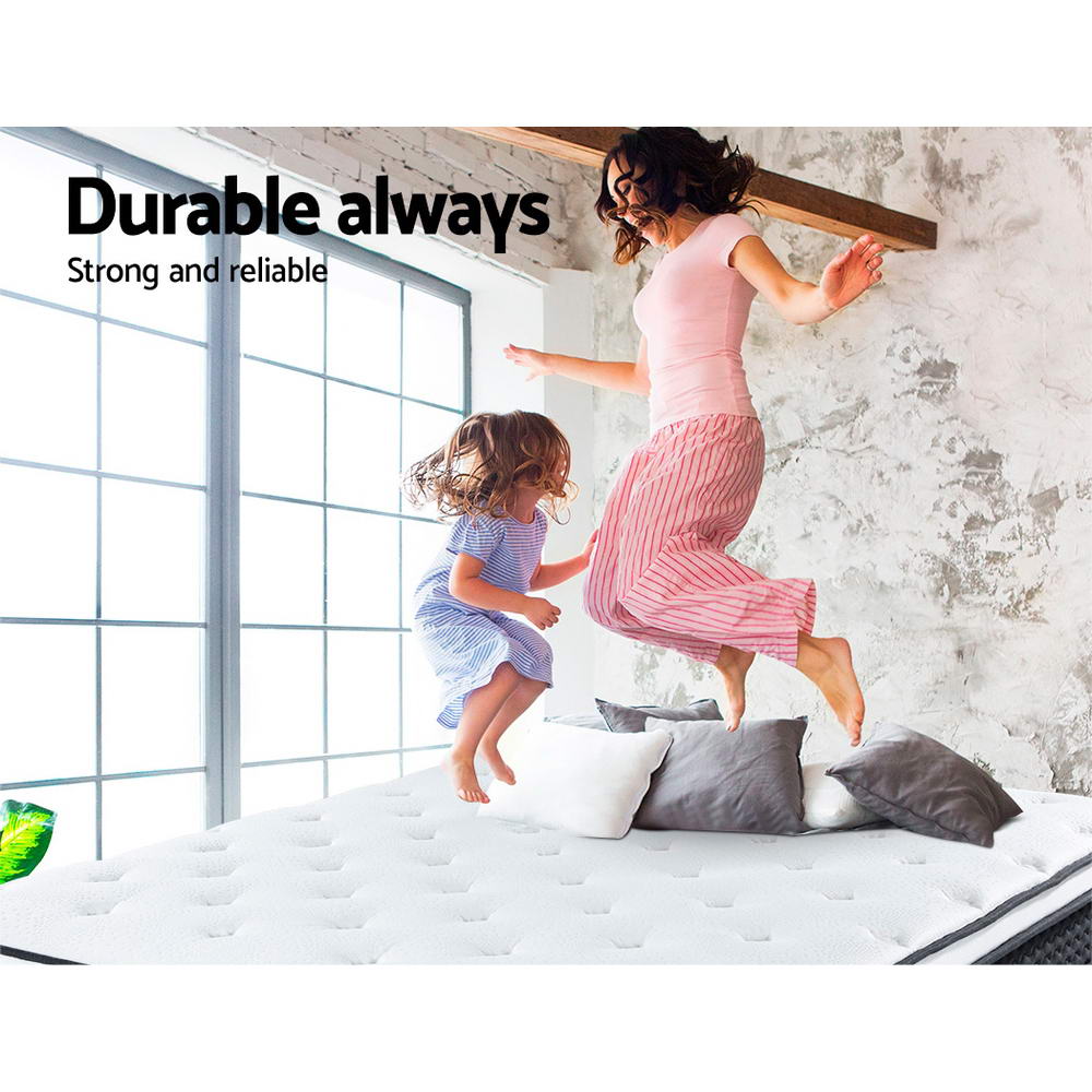 Double Mattress: Giselle Bedding 21cm Mattress Euro Top Double