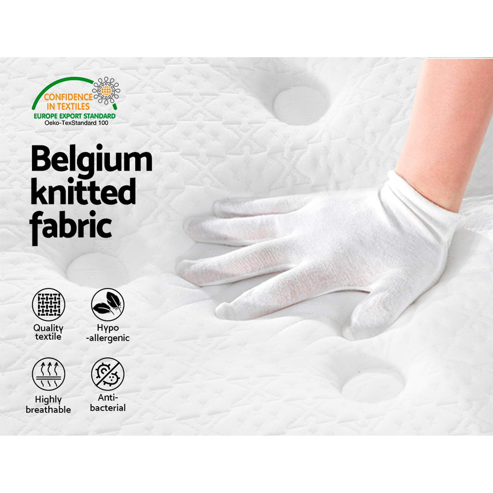 Double Mattress: Giselle Bedding 21cm Mattress Euro Top Double