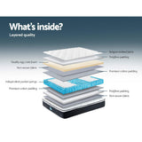 Double Mattress: Giselle Bedding 21cm Mattress Euro Top Double