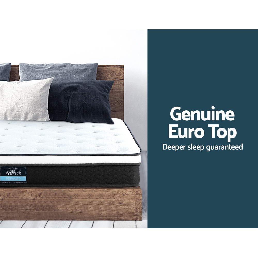 King Size Mattress: Giselle Bedding 21cm Mattress Euro Top King