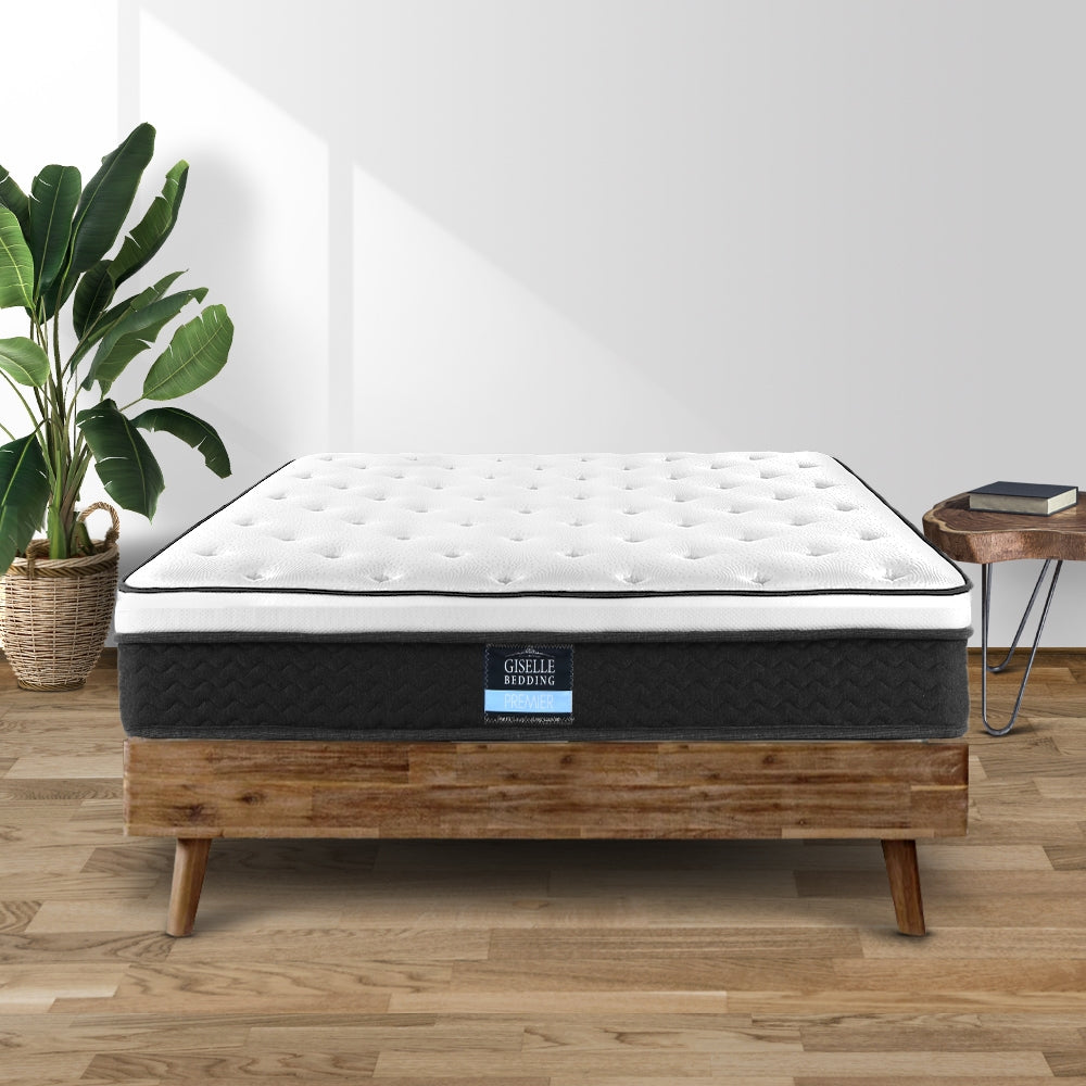 Single Mattress: Giselle Bedding 21cm Mattress Euro Top Single