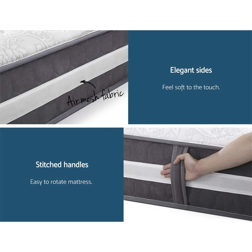 Double Mattress: Giselle Bedding 30cm Mattress Pocket Spring Double