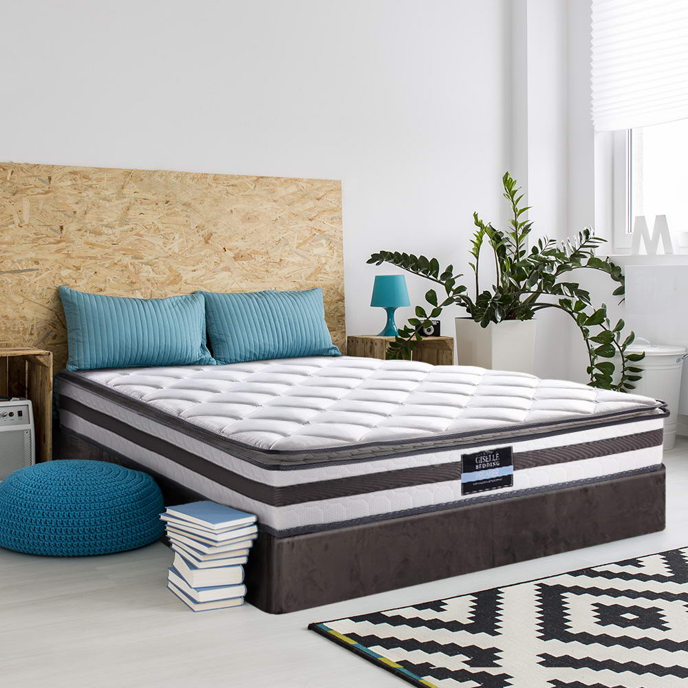 Queen Mattress: Giselle Bedding 21cm Mattress Pillow Top Queen