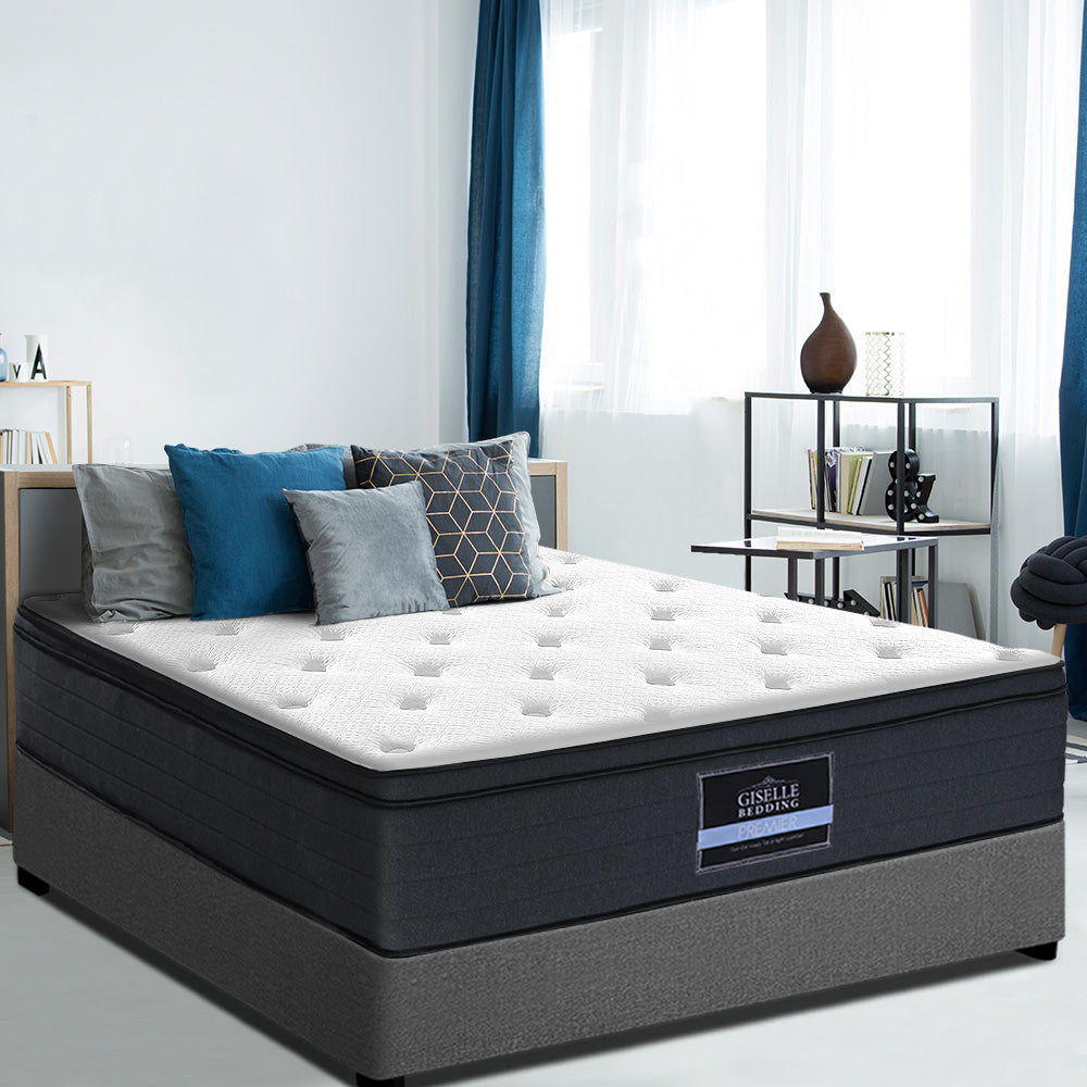 King Size Mattress: Giselle Bedding 34cm Mattress Euro Top King