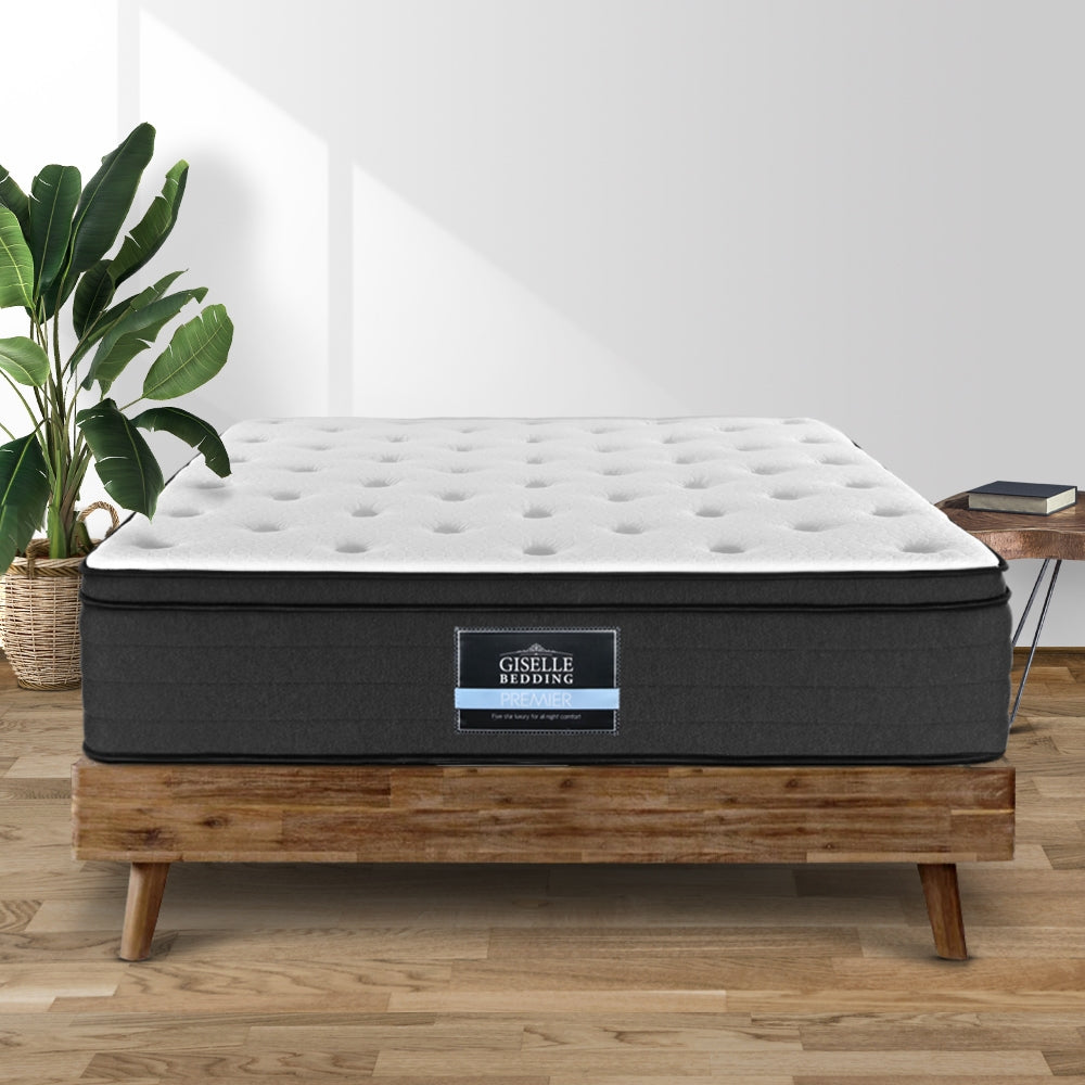 Queen Mattress: Giselle Bedding 34cm Mattress Euro Top Queen
