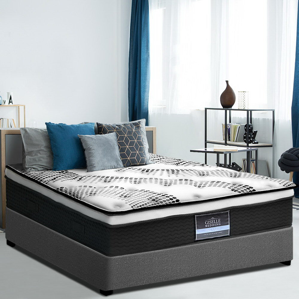 Double Mattress: Giselle Bedding 32cm Mattress Euro Top Double