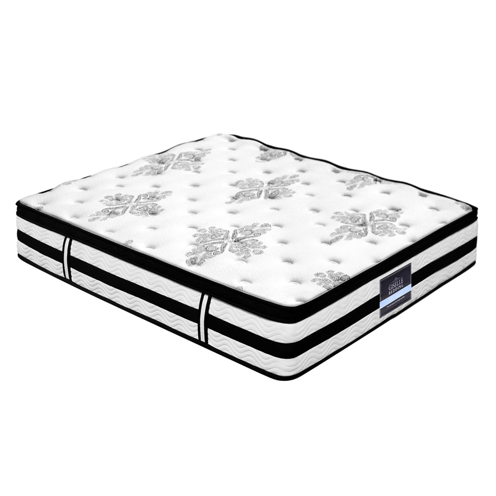 King Size Mattress: Giselle Bedding 34cm Mattress Euro Top Pocket Spring Super King