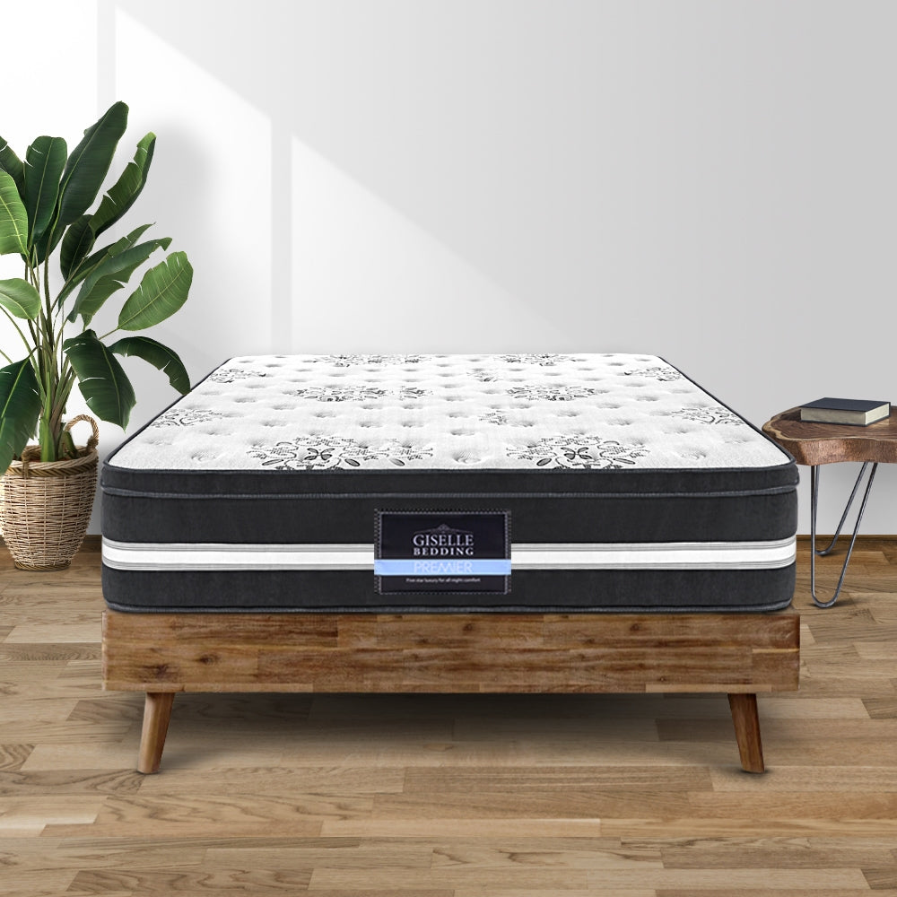 King Single Mattress: Giselle Bedding 34cm Mattress Cool Gel Memory Foam King Single