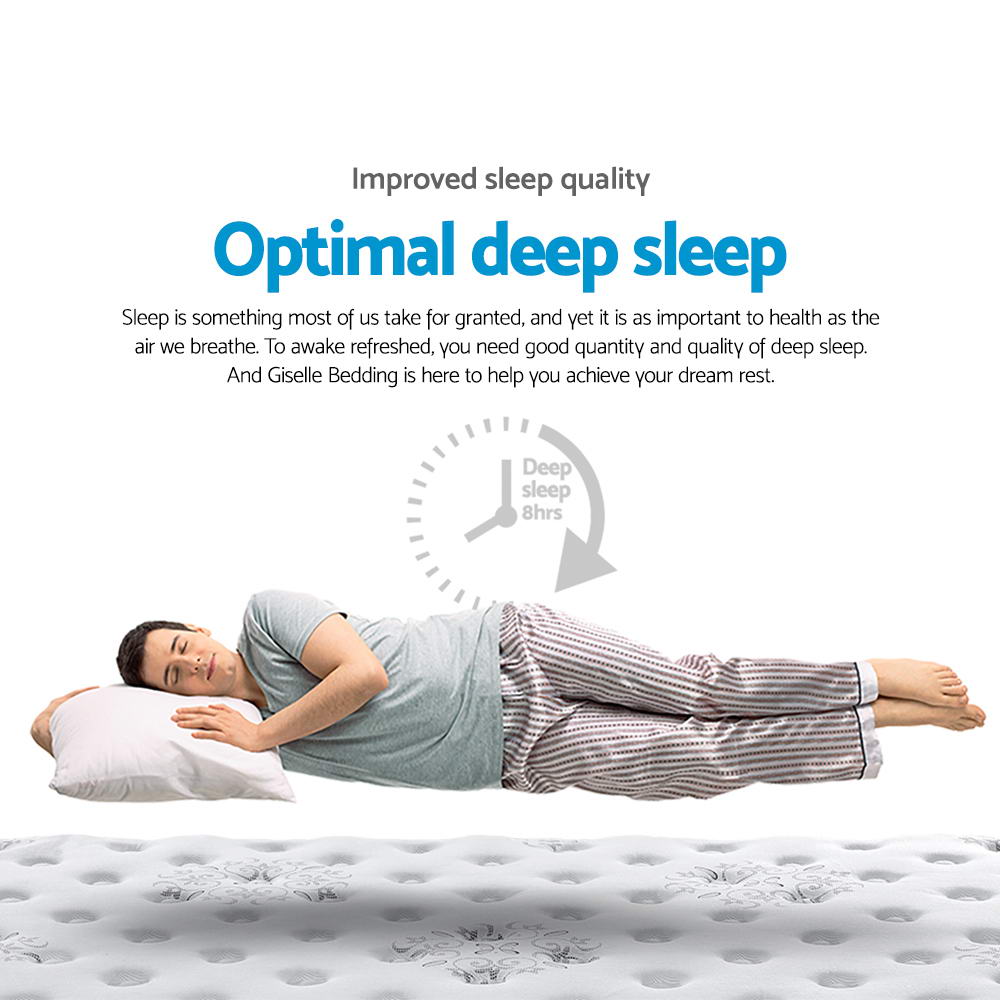 Queen Mattress: Giselle Bedding 34cm Mattress Cool Gel Memory Foam Queen
