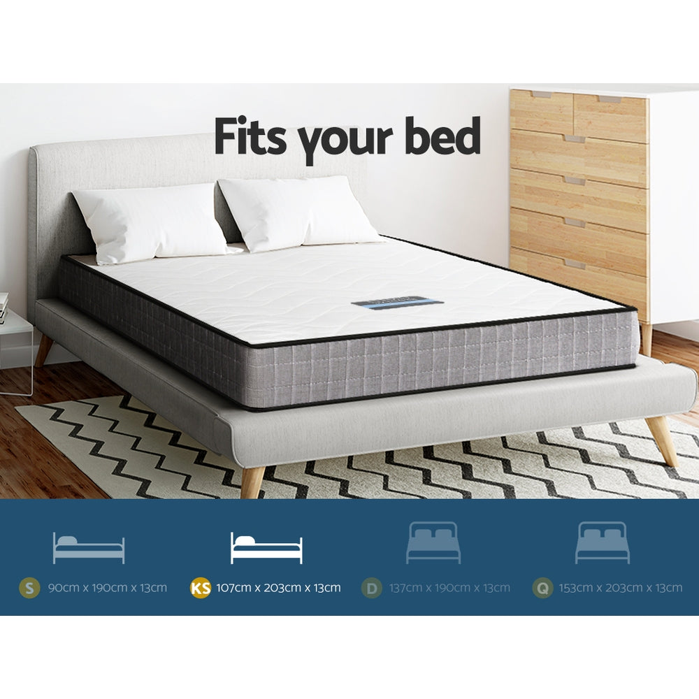 King Single Mattress: Giselle Bedding 13cm Mattress Tight Top King Single