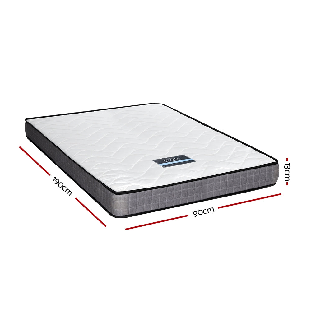 Single Mattress: Giselle Bedding 13cm Mattress Tight Top Single