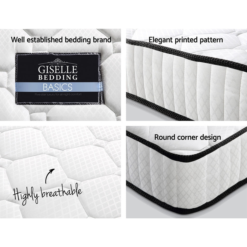 Single Mattress: Giselle Bedding 21cm Mattress Tight Top Single