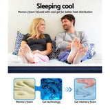 Double Mattress: Giselle Bedding 34cm Mattress Cool Gel Memory Foam 7 Zone Double