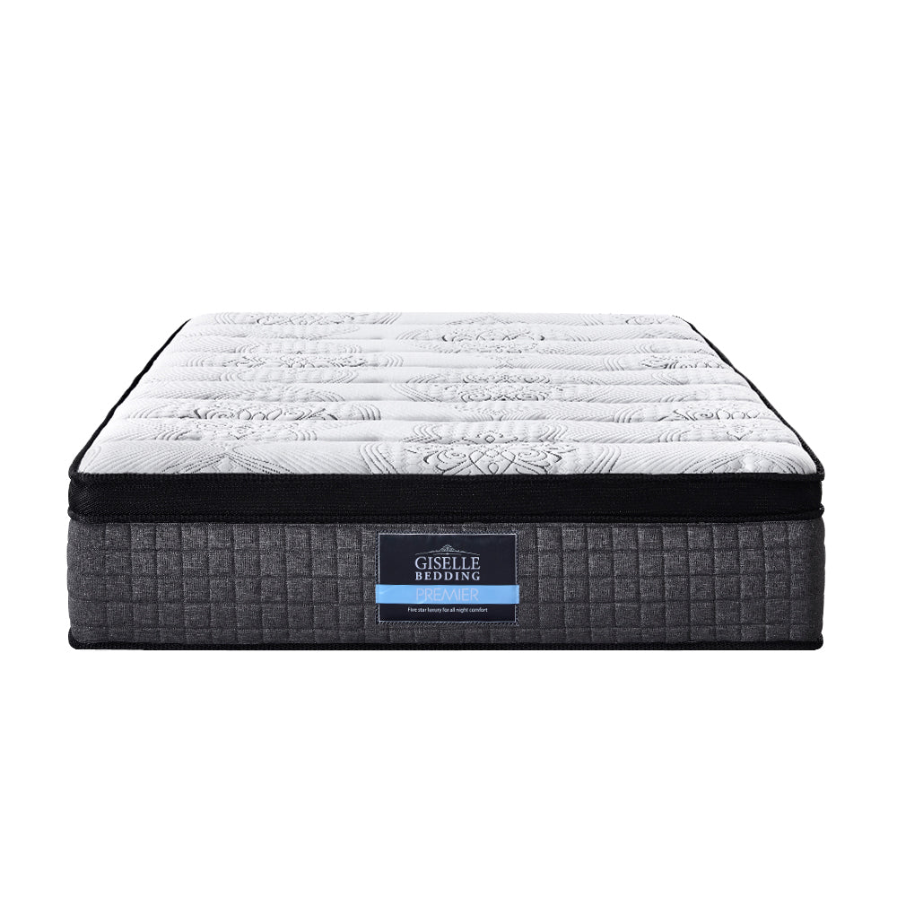 King Single Mattress: Giselle Bedding 34cm Mattress 9 Zone Latex Foam King Single