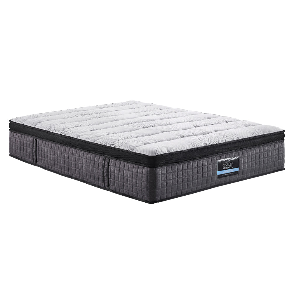 King Single Mattress: Giselle Bedding 34cm Mattress 9 Zone Latex Foam King Single
