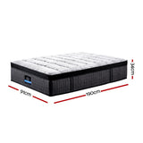 Single Mattress: Giselle Bedding 34cm Mattress 9 Zone Latex Foam Single