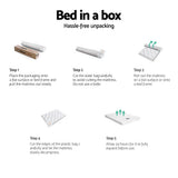 Queen Mattress: Giselle Bedding 13cm Mattress Tight Top Queen
