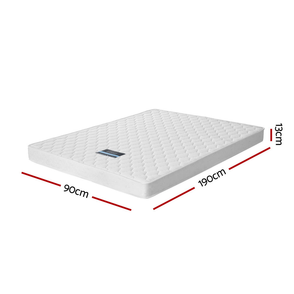 Single Mattress: Giselle Bedding 13cm Mattress Tight Top Single