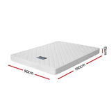 Single Mattress: Giselle Bedding 13cm Mattress Tight Top Single