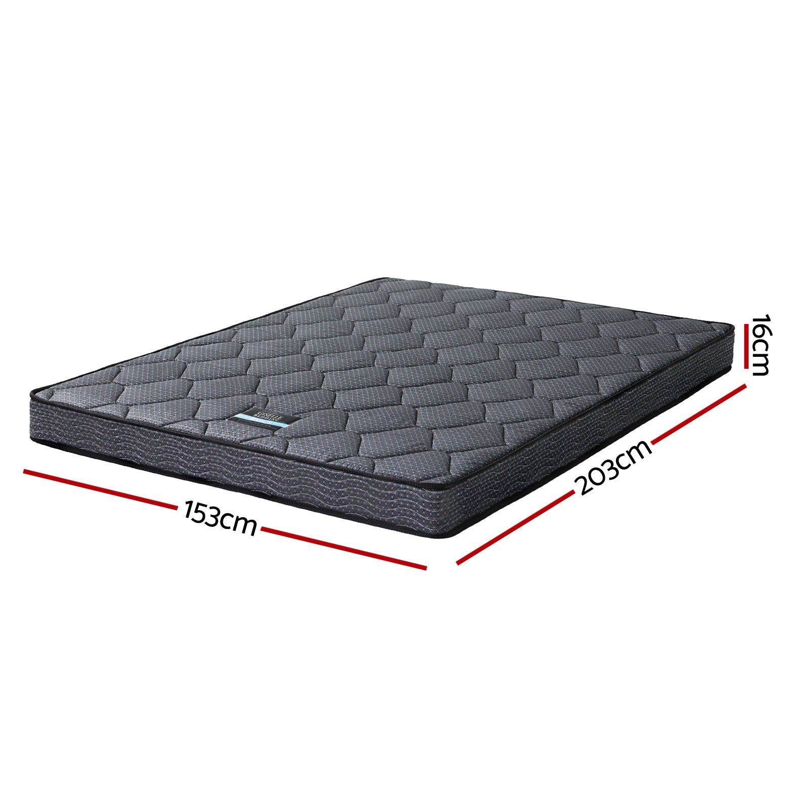 Queen Mattress: 16cm Mattress Giselle Bonnell Spring Queen
