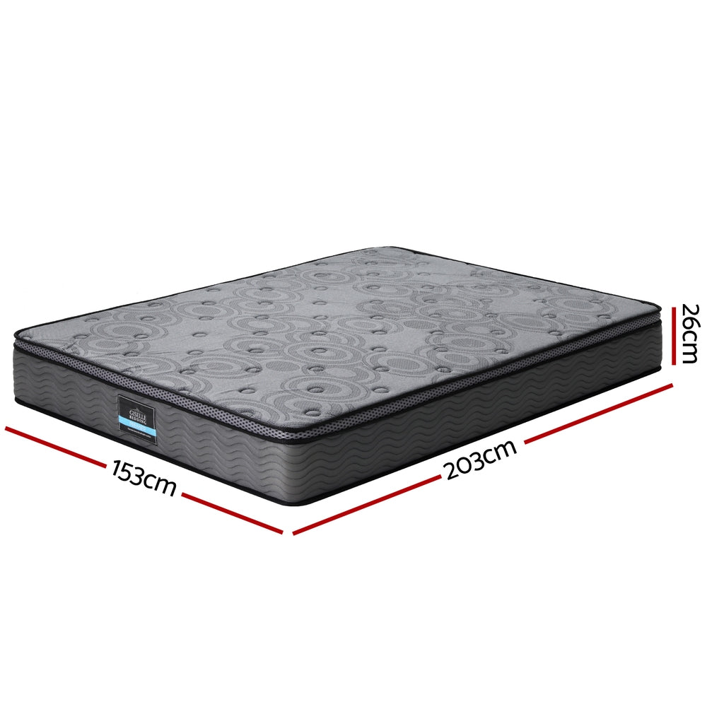 Queen Mattress: 26cm Mattress Bed Giselle Queen