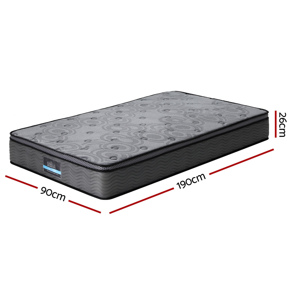 Single Mattress: 26cm Mattress Bed Giselle Single