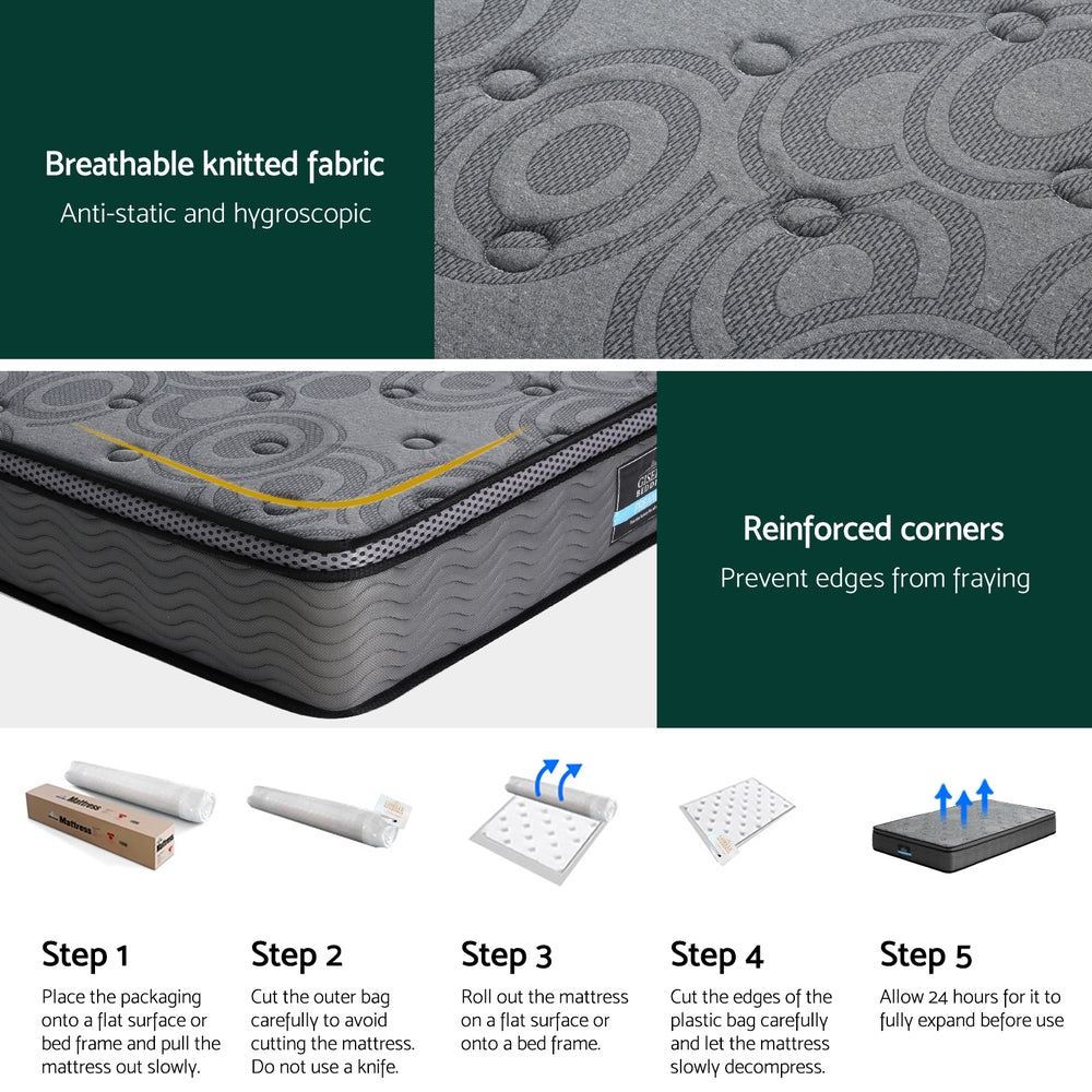 Single Mattress: 26cm Mattress Bed Giselle Single
