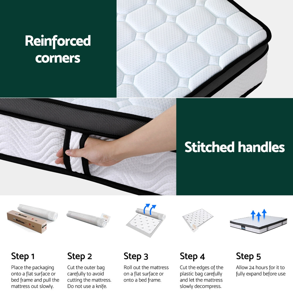 Queen Mattress: Giselle Mattress Cool Gel Foam 25cm Queen