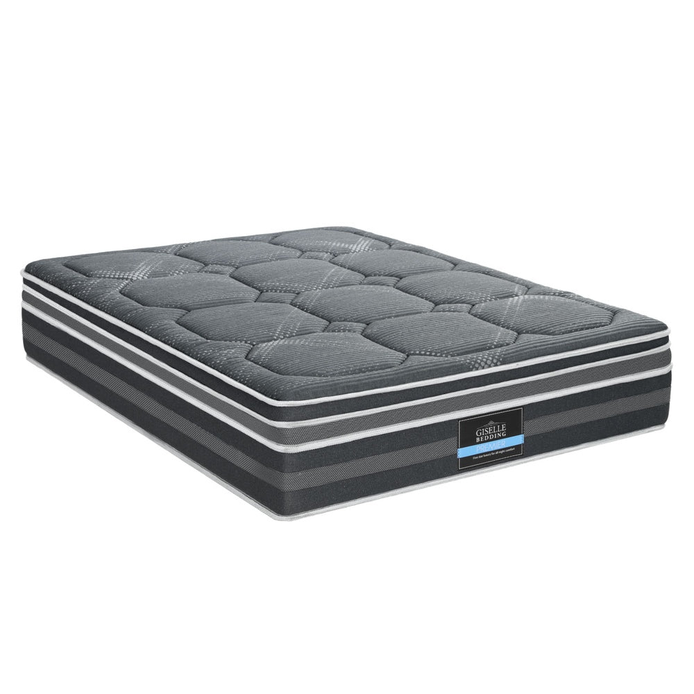 Giselle Mattress 35cm Hybrid Pocket Spring Euro Top Double