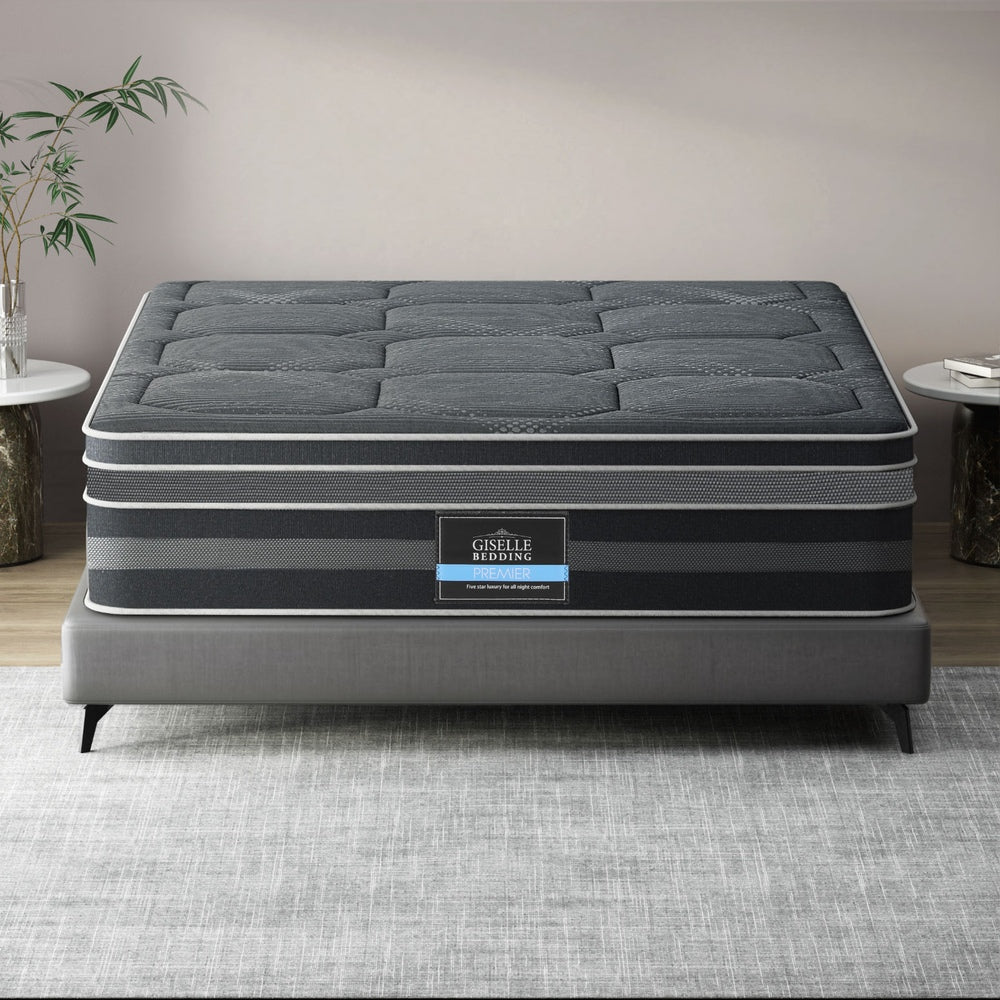 Giselle Mattress 35cm Hybrid Pocket Spring Euro Top Double