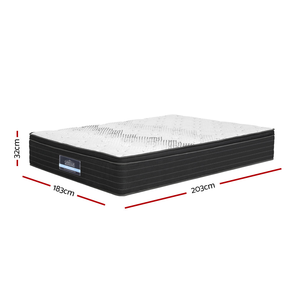 King Size Mattress: Giselle Bedding 32cm Mattress Extra Firm King