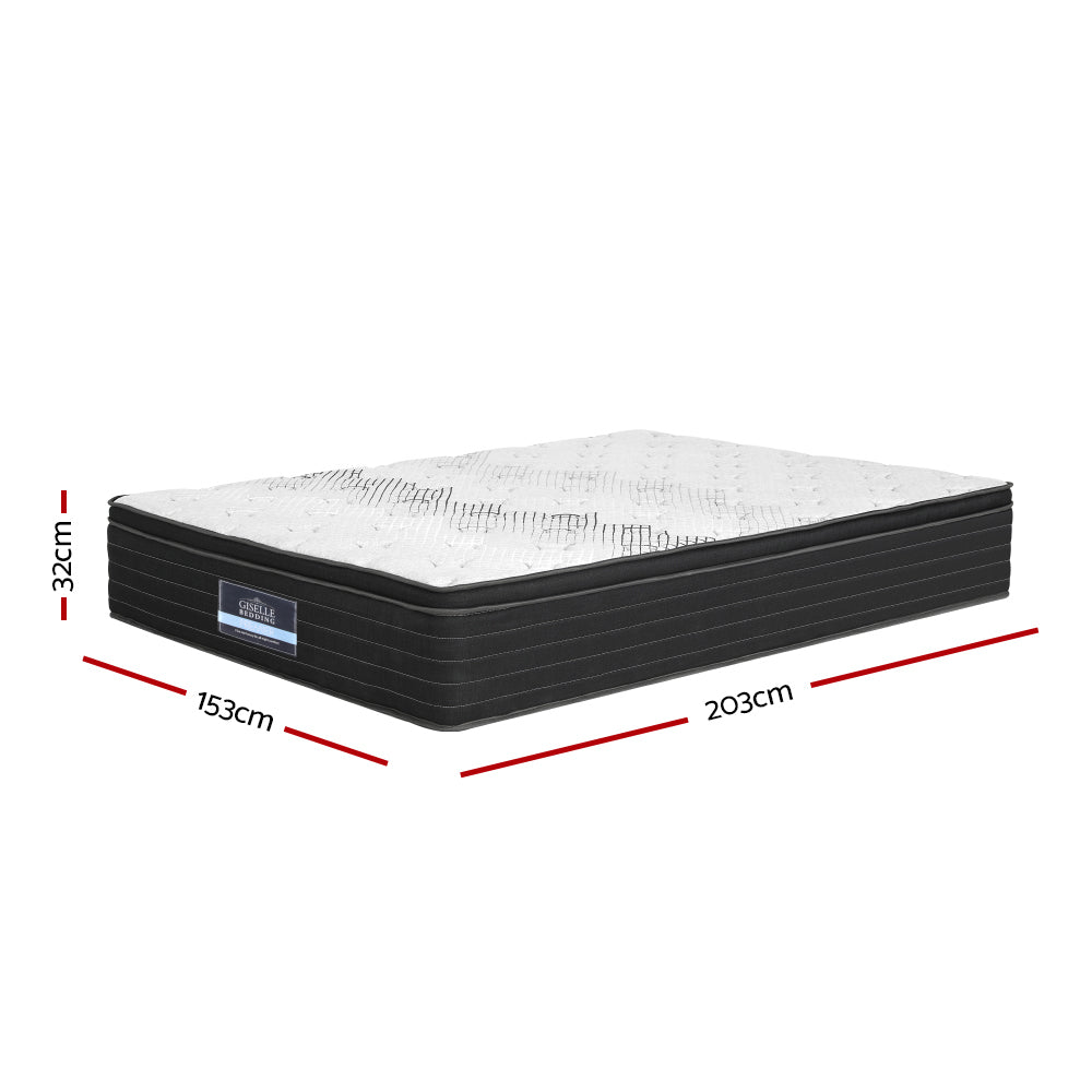 Queen Mattress: Giselle Bedding 32cm Mattress Extra Firm Queen