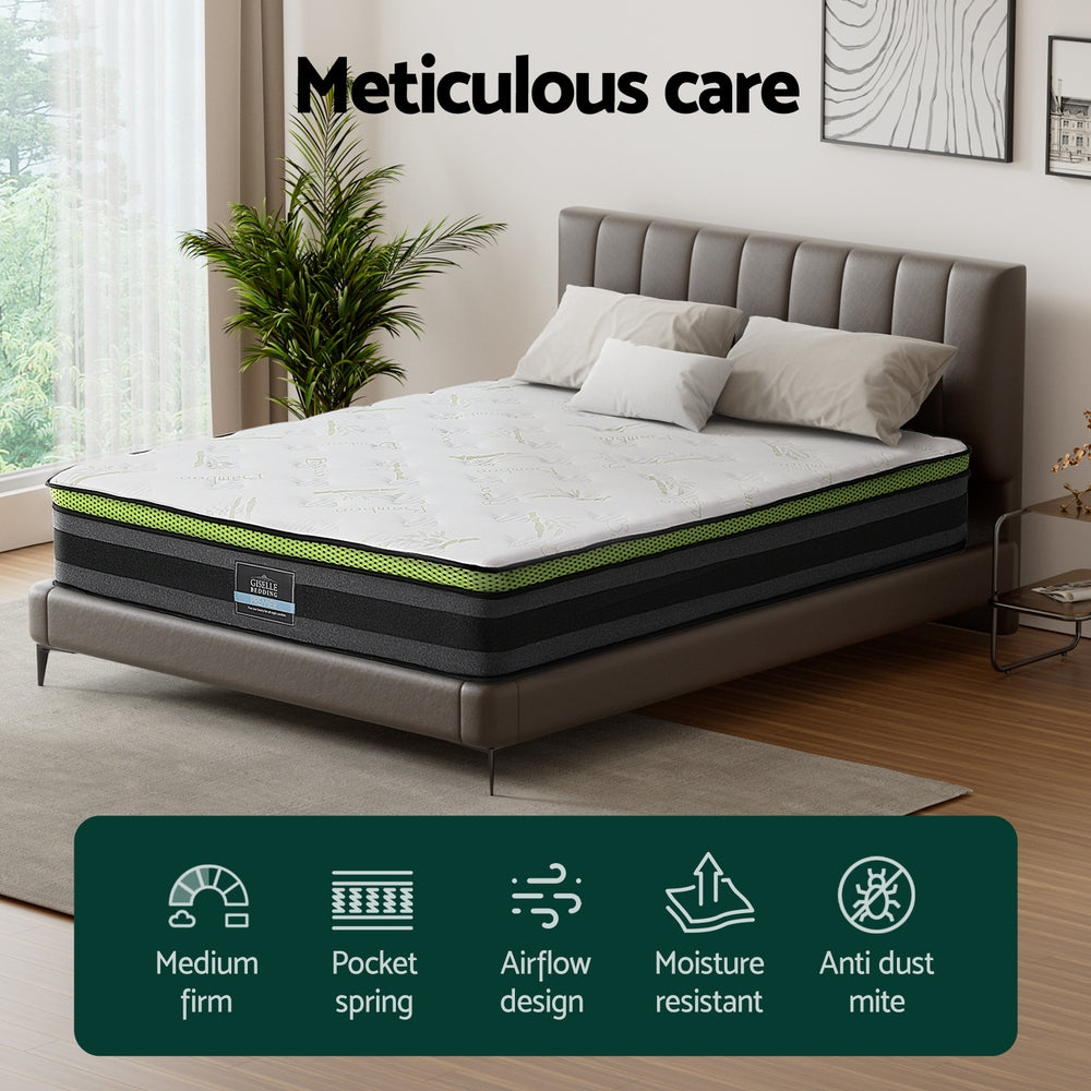 Queen Mattress: Giselle Mattress Cool Gel Foam 30cm Queen