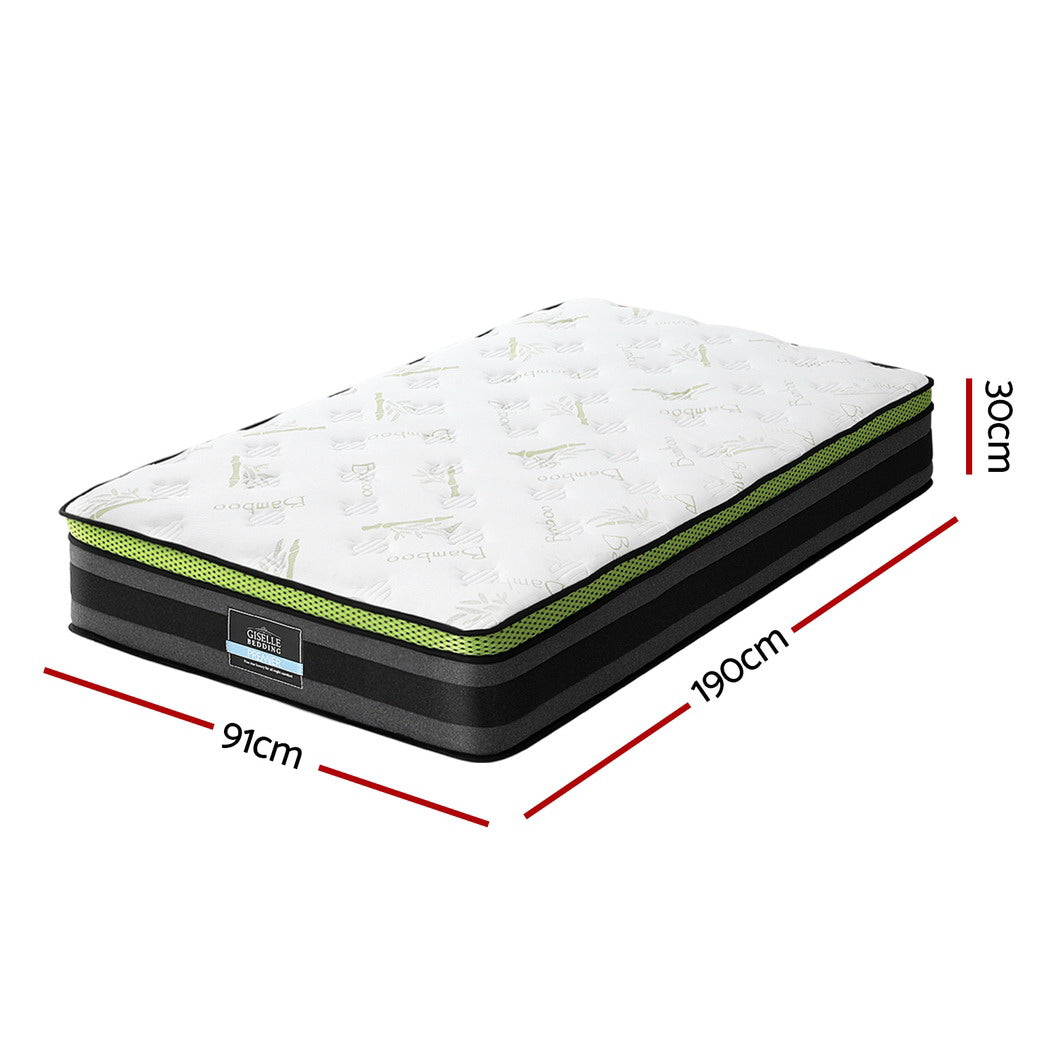 Single Mattress: Giselle Mattress Cool Gel Foam 30cm Single