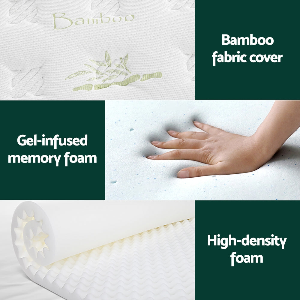 Single Mattress: Giselle Mattress Cool Gel Foam 30cm Single
