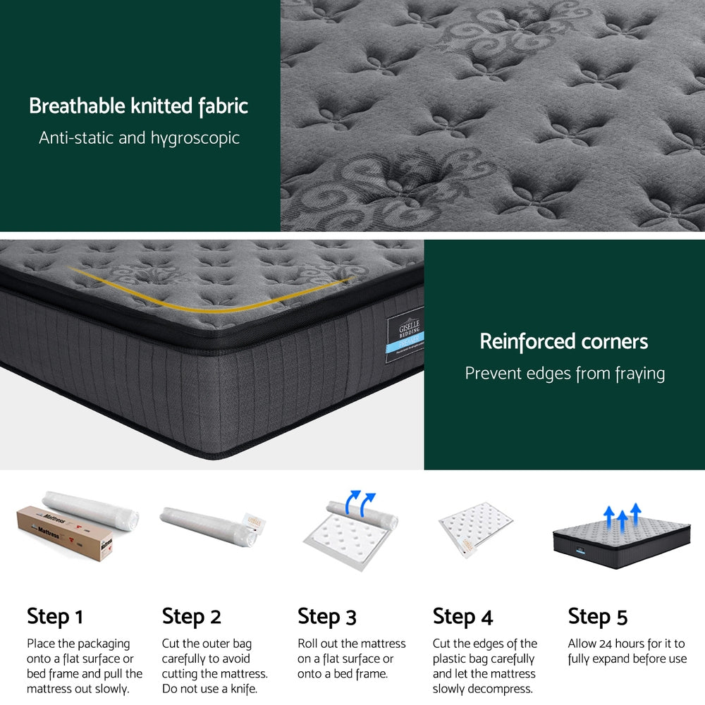 Queen Mattress: Bed Mattress Giselle 34cm Queen