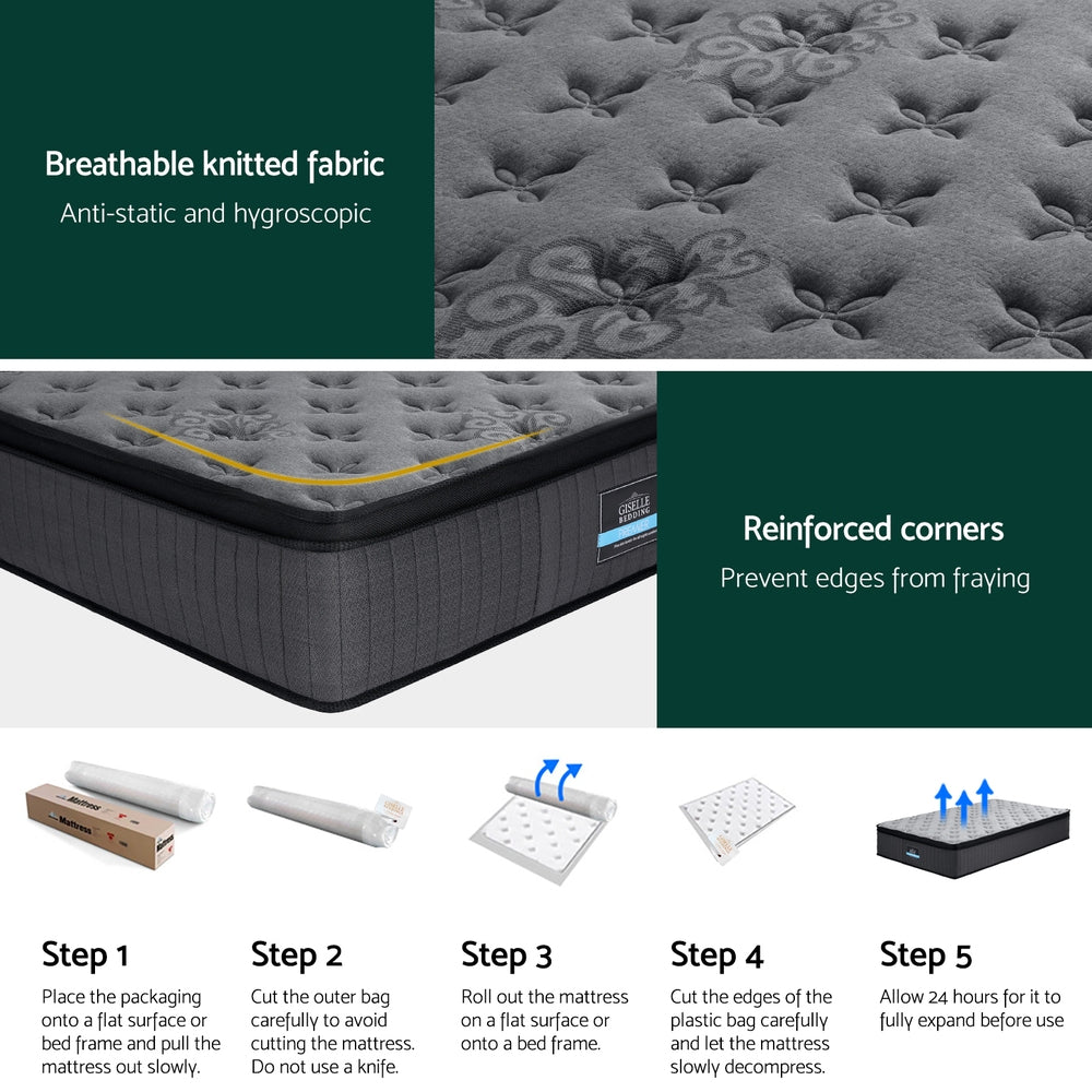 Single Mattress: Bed Mattress Giselle 34cm Single