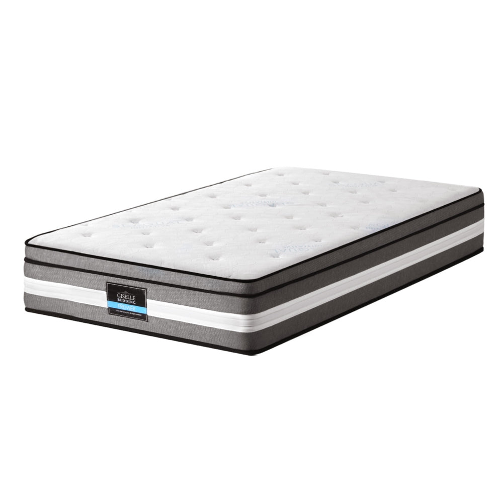 Single Mattress: Giselle Bedding 30cm Mattress Gel Foam Pocket Spring Single