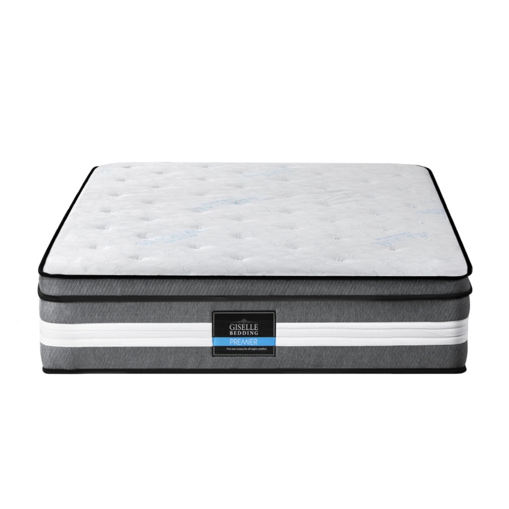 Single Mattress: Giselle Bedding 30cm Mattress Gel Foam Pocket Spring Single