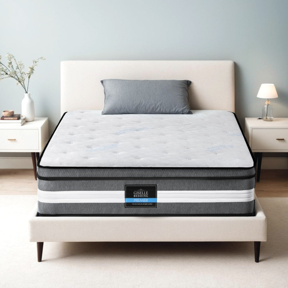 Single Mattress: Giselle Bedding 30cm Mattress Gel Foam Pocket Spring Single